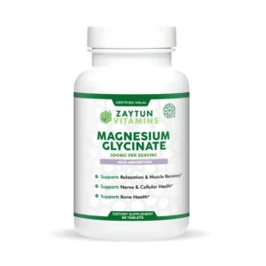 Halal Magnesium Glycinate Supplement Tablets